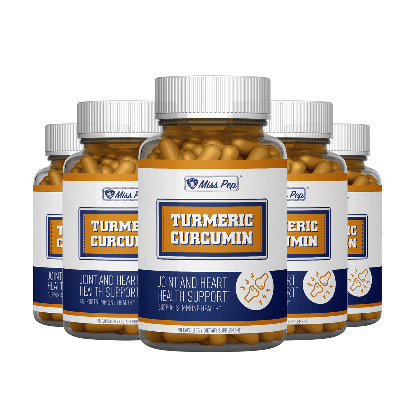 Misspep Turmeric Curcumin Capsules for Joint Support