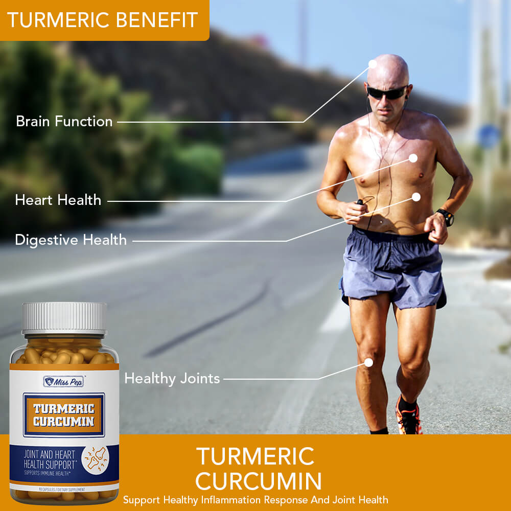 Misspep Turmeric Curcumin Capsules for Joint Support